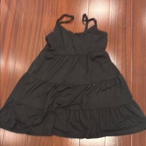 Mini Masters Black Tiered Dress